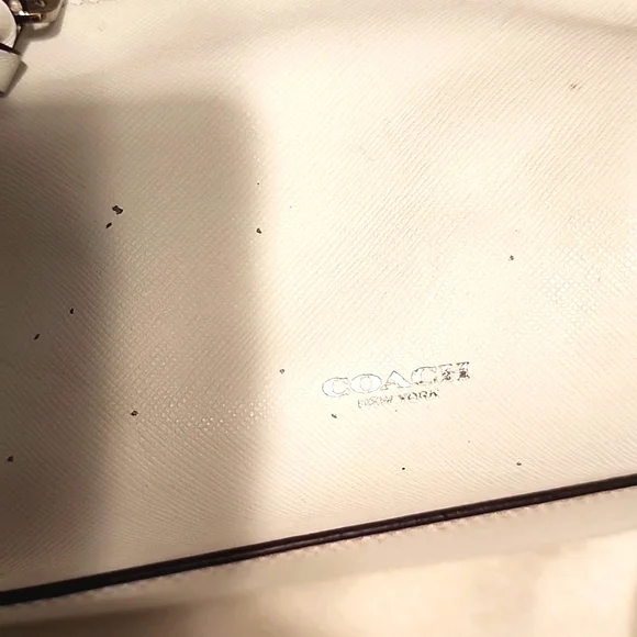 COACH white crossbody - Picture 8 of 15